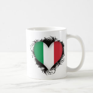 Vintage Ich liebe Italien Kaffeetasse