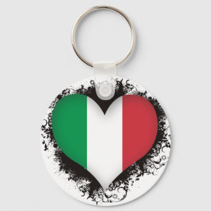 Vintage Ich liebe Italien Schlüsselanhänger