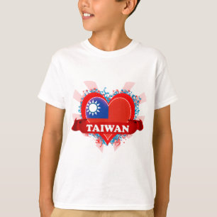 Vintage Ich liebe Taiwan T-Shirt