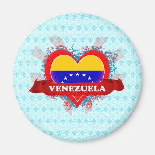 Vintage Ich liebe Venezuela Magnet