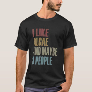 Vintage Ich mag Algen und vielleicht 3 Leute Phyco T-Shirt