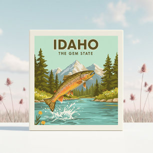 Vintage Idaho Fliese