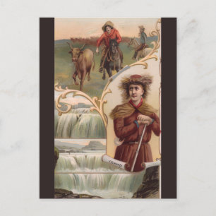 Vintage-Idaho-Postkarte Postkarte