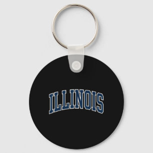 Vintage Illinois Vintage Design Männer Frauen Kind Schlüsselanhänger