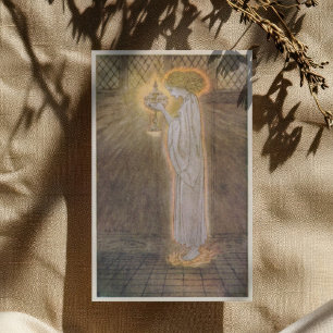 Vintage Illustration aus der Romantik von König Ar Dankeskarte