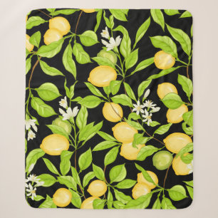 Vintage Illustration der Zweigstelle Lemon Tree Sherpadecke