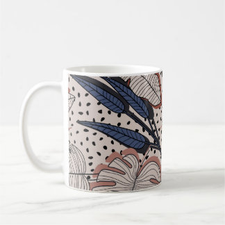 Vintage Illustration des tropischen botanischen St Kaffeetasse