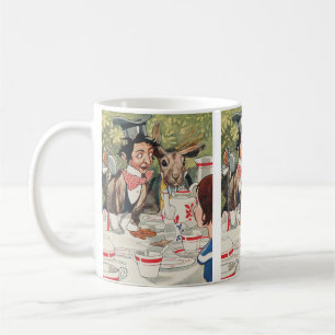 Vintage-Illustration des verrückten Hatters Tee Pa Kaffeetasse