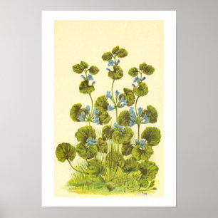 Vintage Illustration einer schleichenden Charlie-P Poster