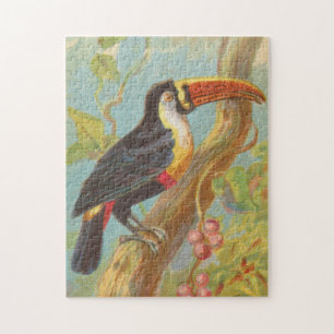 Vintage Illustration eines Toucan (1889) Puzzle