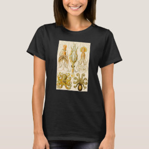 Vintage-Illustration eines Unterwasser-Oktopus Pre T-Shirt