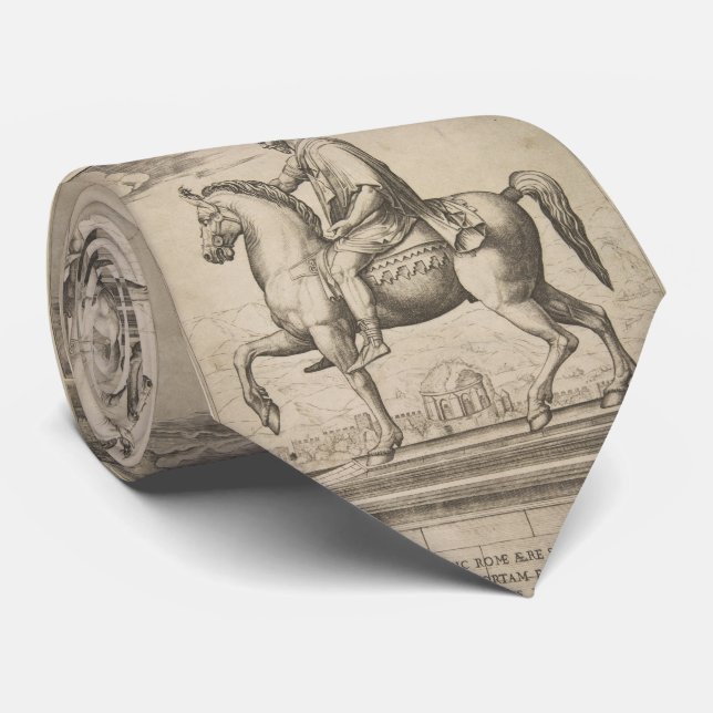 Vintage Illustration Kaiser-Marcus Aurelius Krawatte (Gerollt)