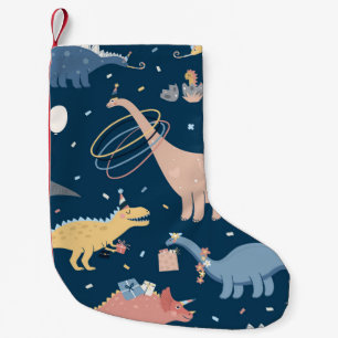 Vintage Illustration mit der Geburtstagsparty von Kleiner Weihnachtsstrumpf