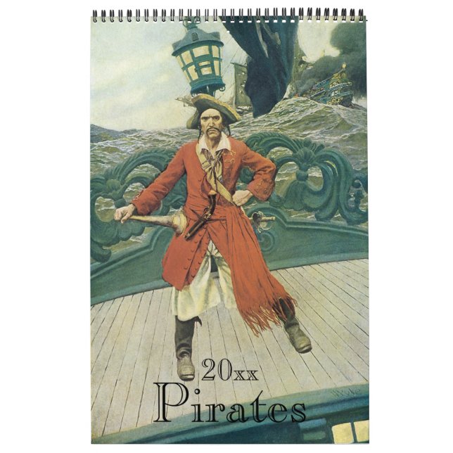 Vintage Illustration Pirates and Buccaneers Kalender (Titelbild)