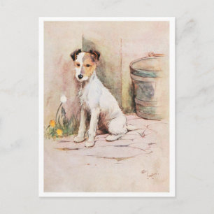 Vintage Illustration Postkarte
