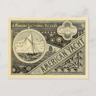 Vintage Illustration Postkarte