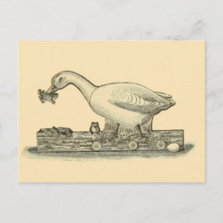 Vintage Illustration Postkarte