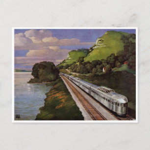 Vintage Illustration Postkarte