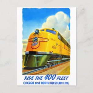 Vintage Illustration Postkarte