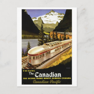 Vintage Illustration Postkarte