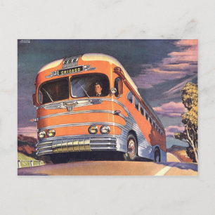 Vintage Illustration Postkarte