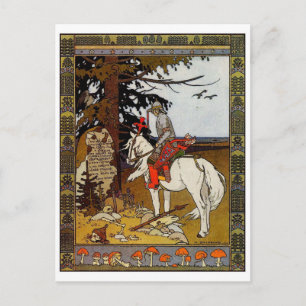 Vintage Illustration Postkarte