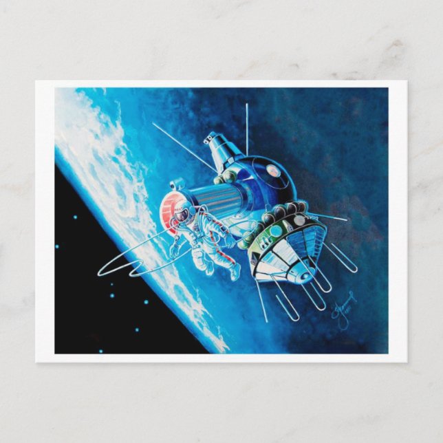 Vintage Illustration Postkarte (Vorderseite)