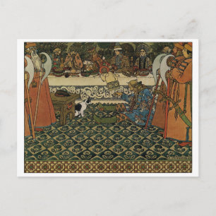 Vintage Illustration Postkarte