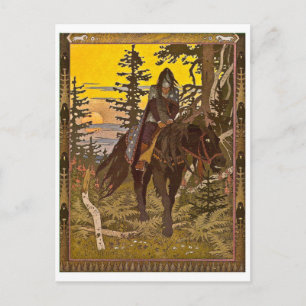 Vintage Illustration Postkarte