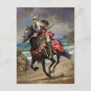 Vintage Illustration Postkarte