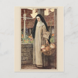 Vintage Illustration Postkarte