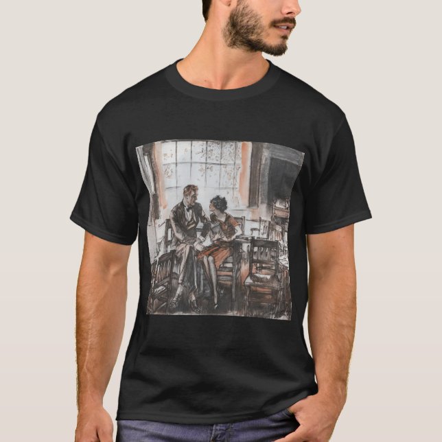 Vintage Illustration T-Shirt (Vorderseite)