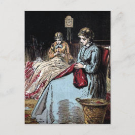 Vintage Illustration "The Dressmakers" Postkarte