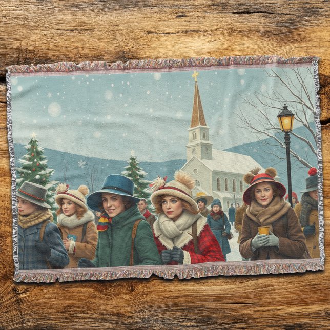 Vintage Illustration verlassend Menschen Decke (Von Creator hochgeladen)