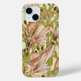 Vintage Illustration von Roten Meeressäugern Case-Mate iPhone Hülle