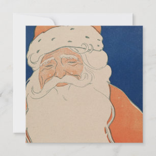 Vintage-Illustration von Santa Claus als Feiertags Karte