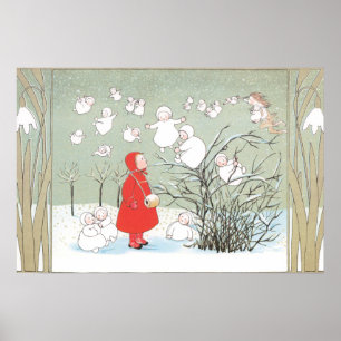 Vintage Illustration von Sibylle Von Olfers Poster