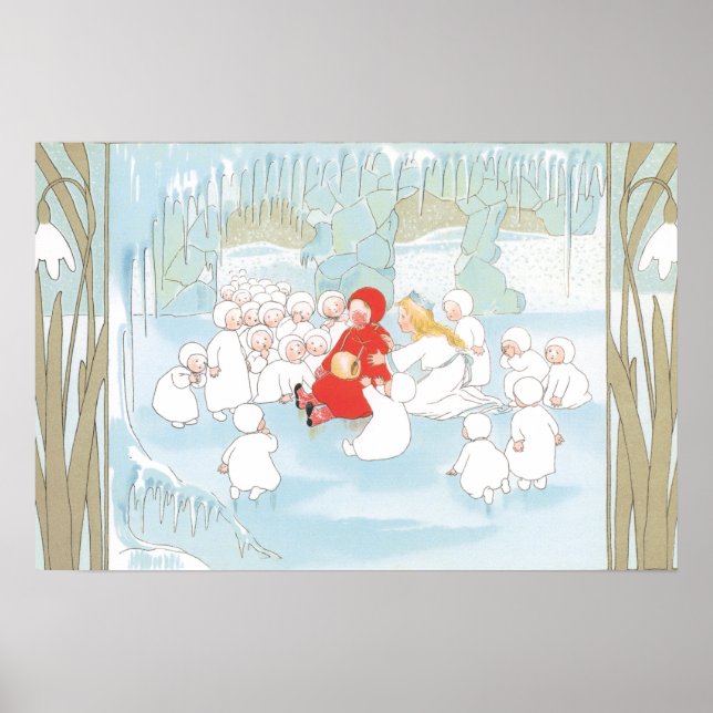 Vintage Illustration von Sibylle Von Olfers Poster (Vorne)