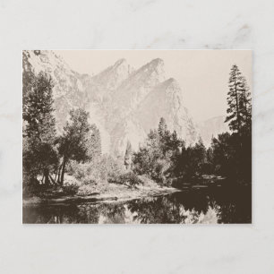 Vintage Image des Yosemite Nationalparks Postkarte