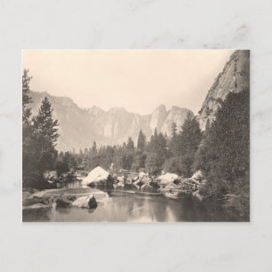 Vintage Image des Yosemite Nationalparks Postkarte