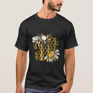 Vintage-Imker-Design Honigbiene Design T-Shirt