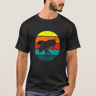 Vintage Imker Retro Honigbiene Sonnenuntergang T-Shirt