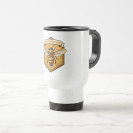 Vintage Imkerei Honigbiene Heritage Club Reisebecher