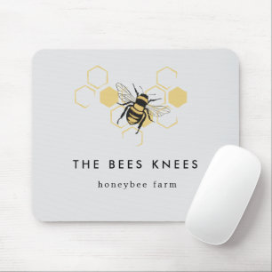 Vintage Imkerei- und Honigbienenfarm-Unternehmen Mousepad