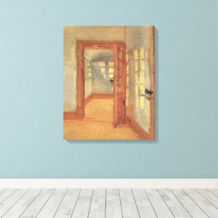 Vintage-Impressionismus, Hausinterieur, Anna Anche Leinwanddruck