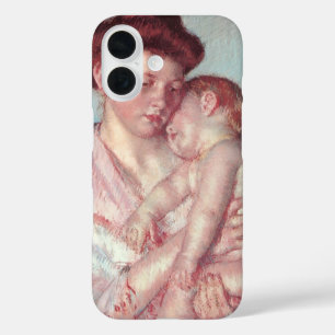 Vintage-Impressionismus, Schlafendes Baby von Mary iPhone 16 Hülle