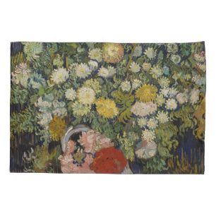 Vintage-impressionistischer Blumenstrauß Van Gogh Kissenbezug