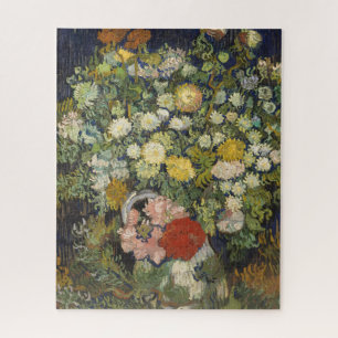 Vintage-Impressionistischer Blumenstrauß Van Gogh Puzzle