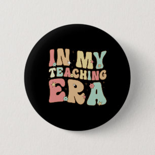 Vintage in meiner Lehrerära Coole Lehrerin Wertsch Button