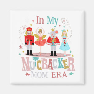 Vintage in meiner Nussknacker-Mom-Ära Weihnachten Magnet